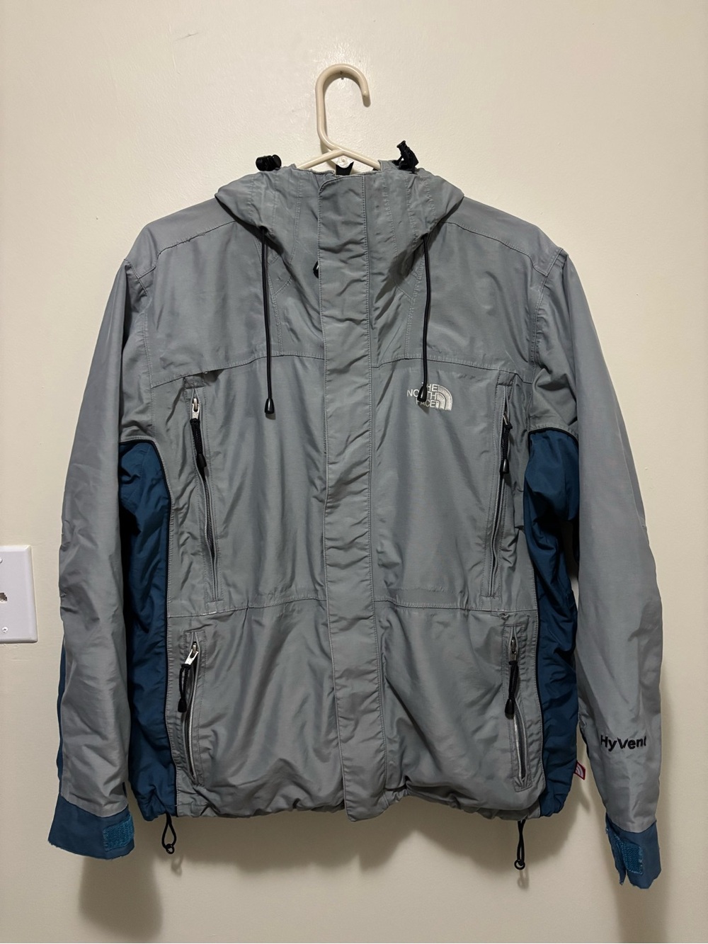 Vintage The North Face HyVent Colorblock Hooded Jacket (Women's Medium)